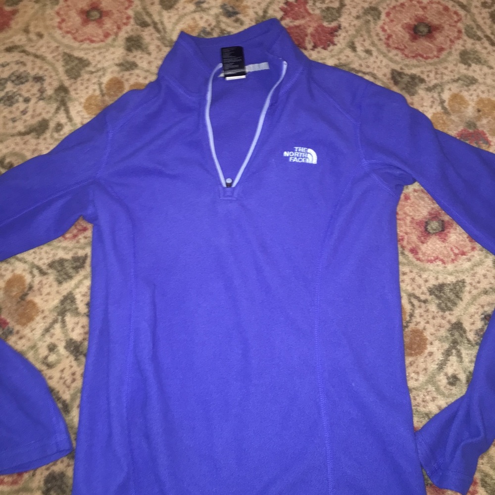 Fleece north face quarter zip